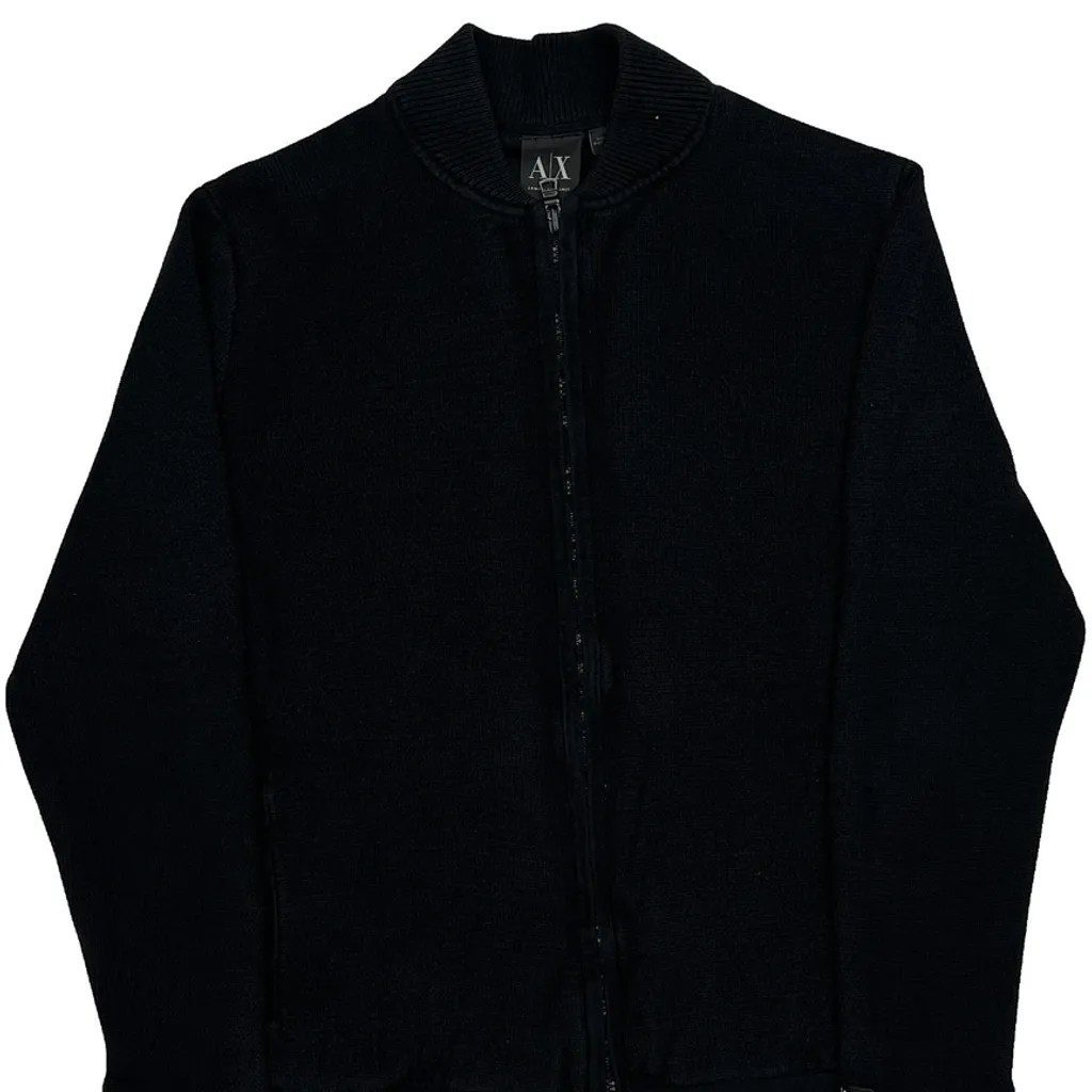 Armani Exchange Jacket - Medium Black Polyester - Image 4