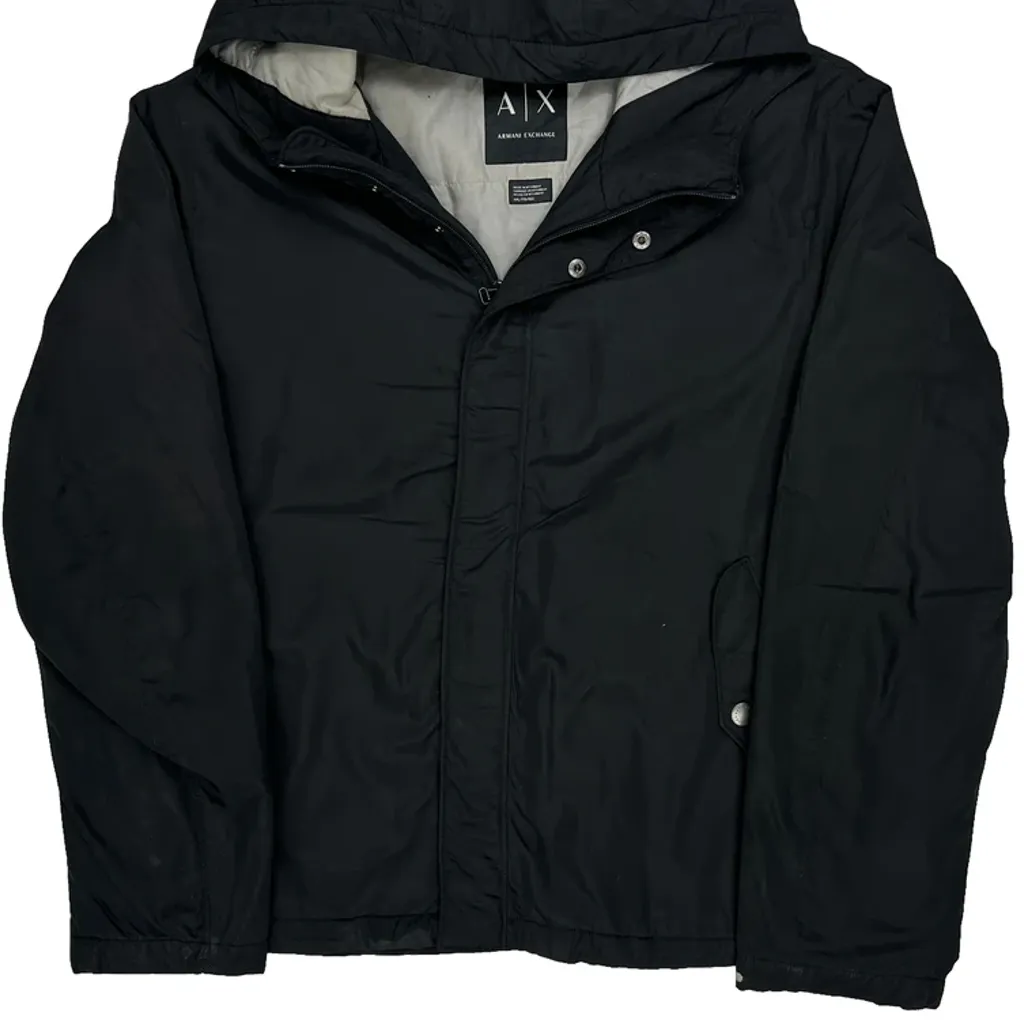Armani Exchange Jacket - 2XL Black Polyester - Image 5