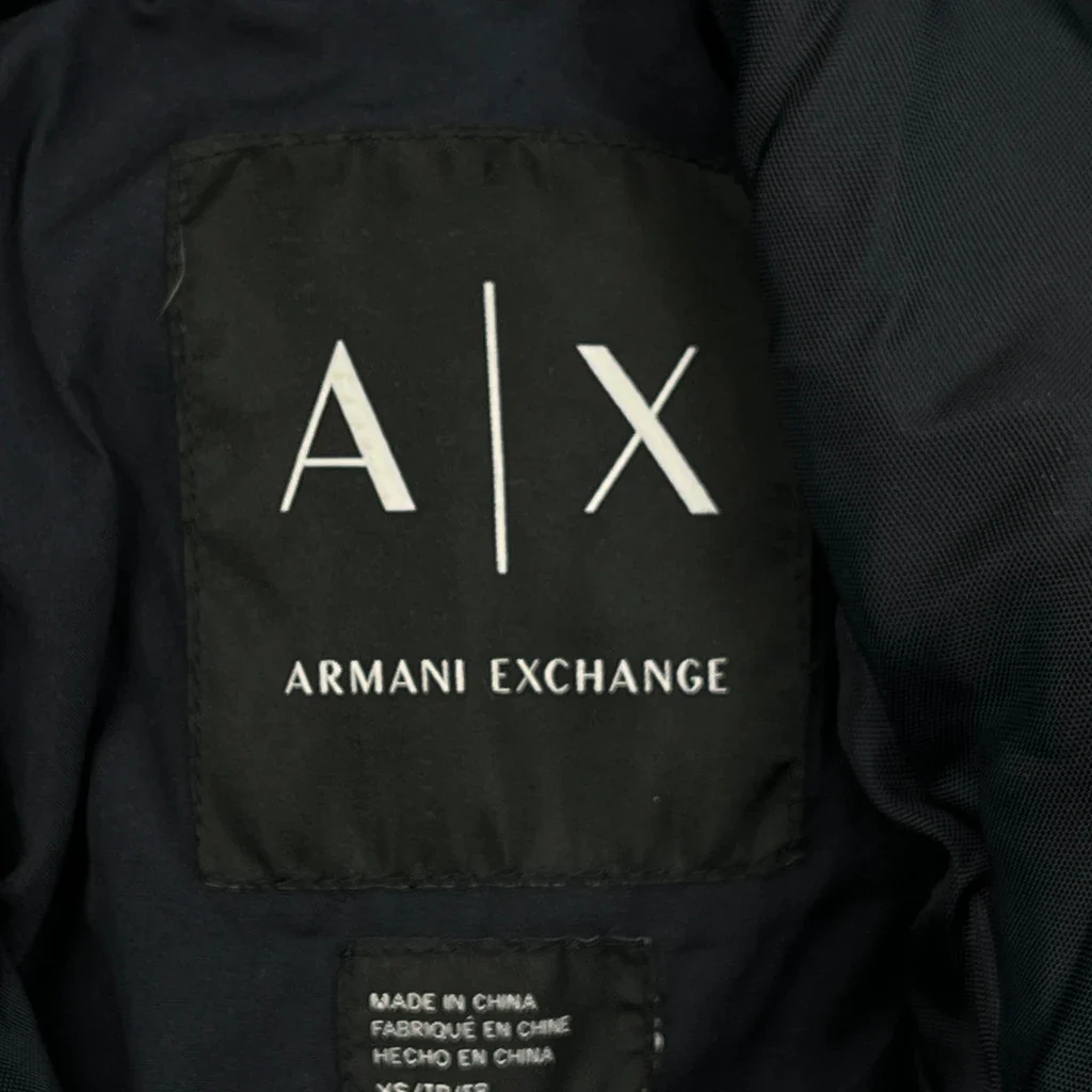 Armani Exchange Jacket - XS Navy Polyester - Image 3