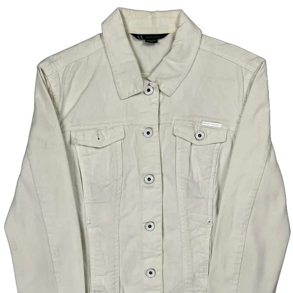 Armani Exchange Jacket - Large Cream Cotton - Image 4