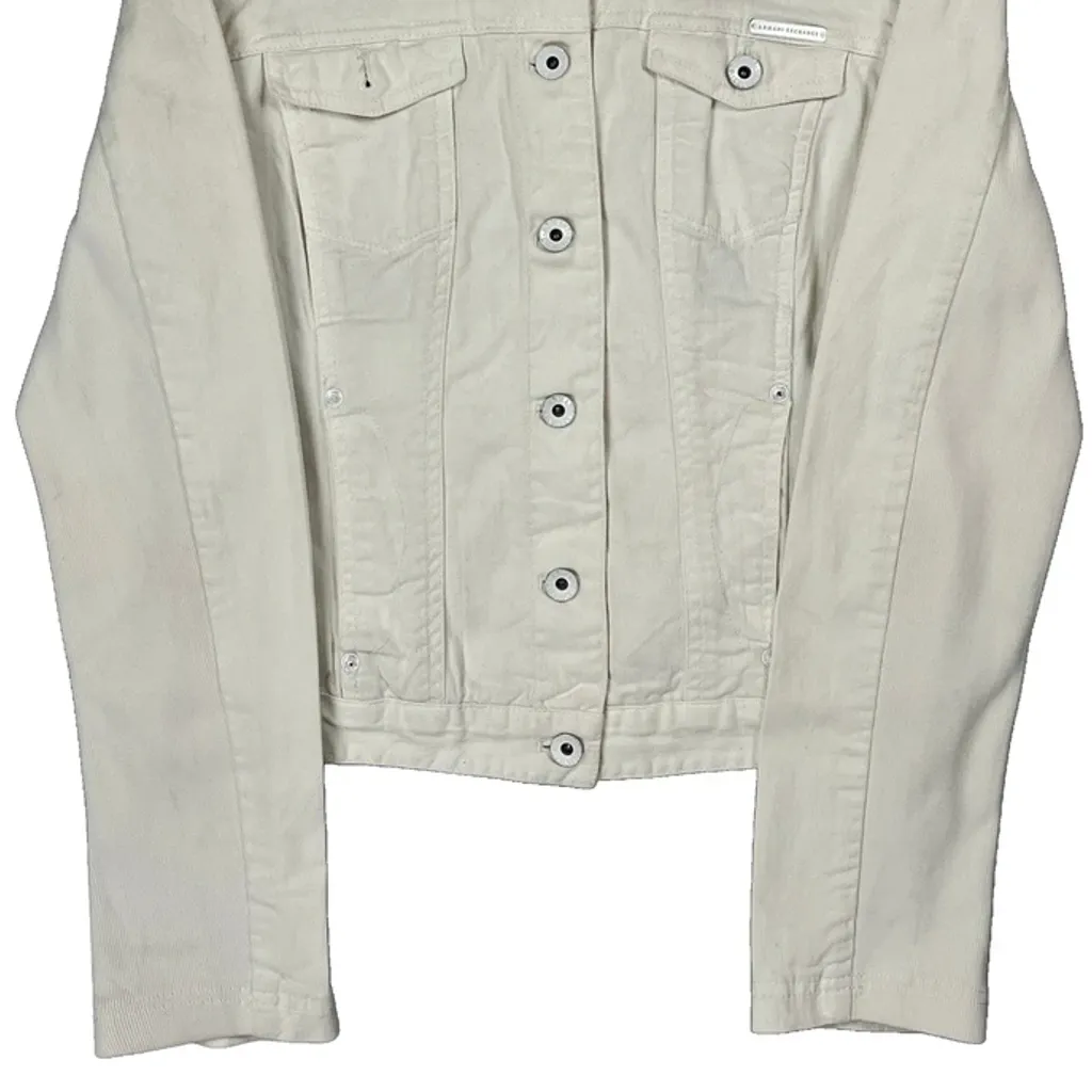 Armani Exchange Jacket - Large Cream Cotton - Image 5