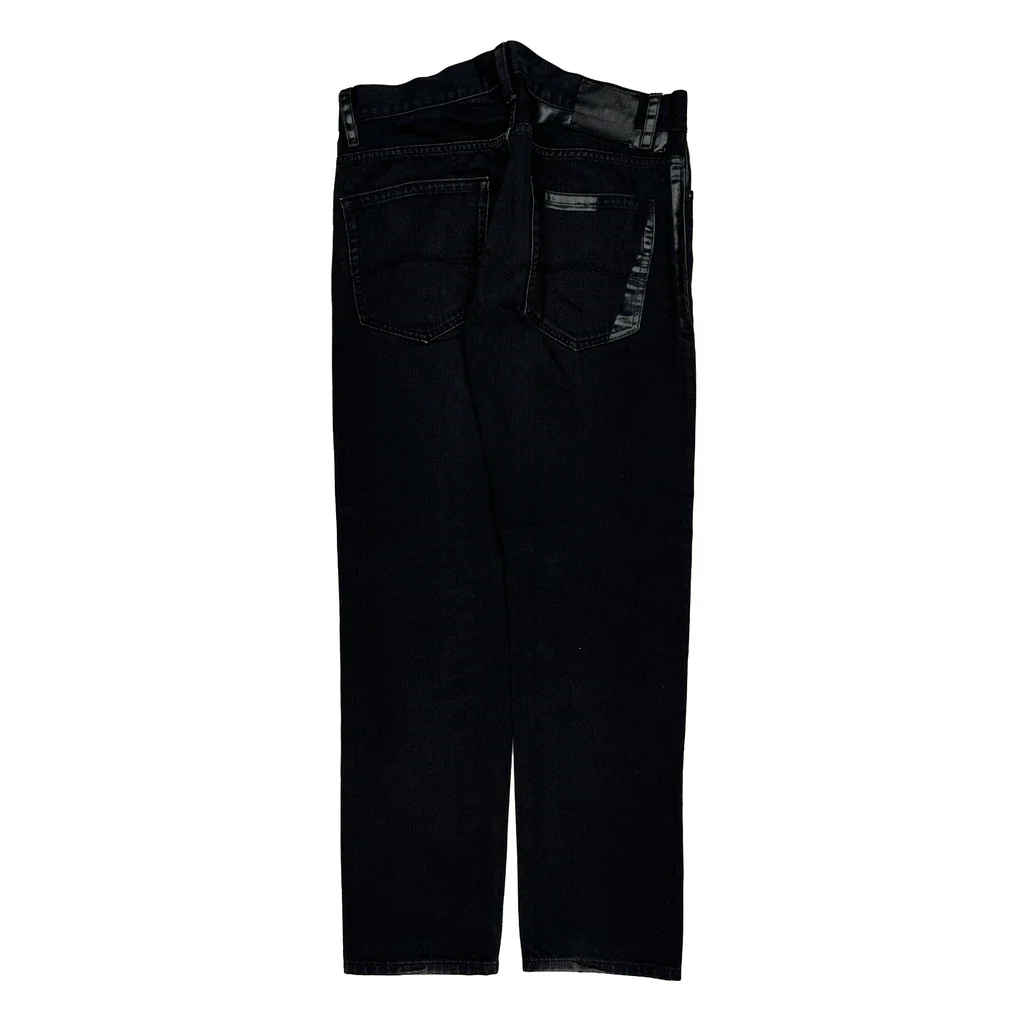 Armani Exchange Slim Fit Jeans - 32W 32L Black Cotton Blend