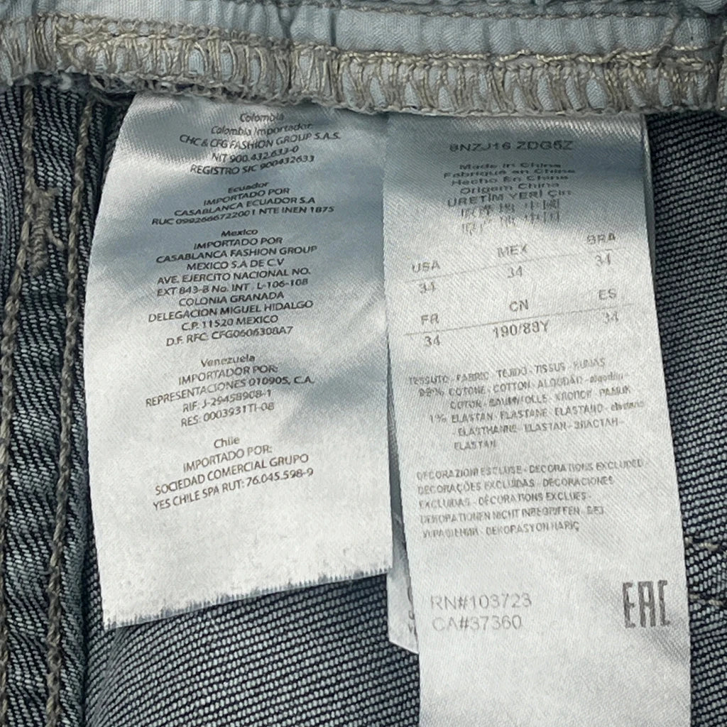Armani Exchange Jeans - 33W 30L Blue Cotton - Image 6