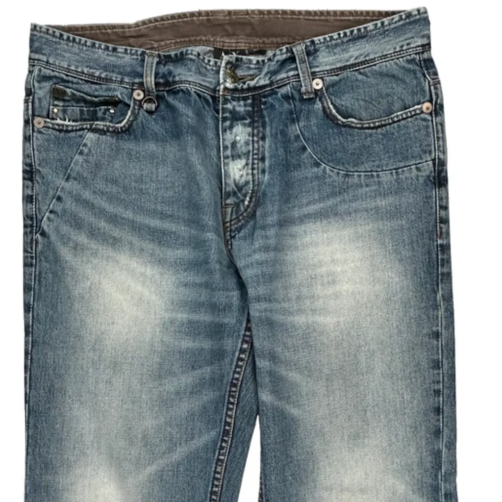 Armani Exchange Graphic Jeans - 34W 32L Blue Denim - Image 10