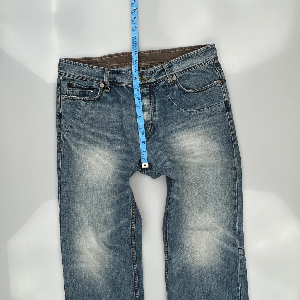 Armani Exchange Graphic Jeans - 34W 32L Blue Denim - Image 4