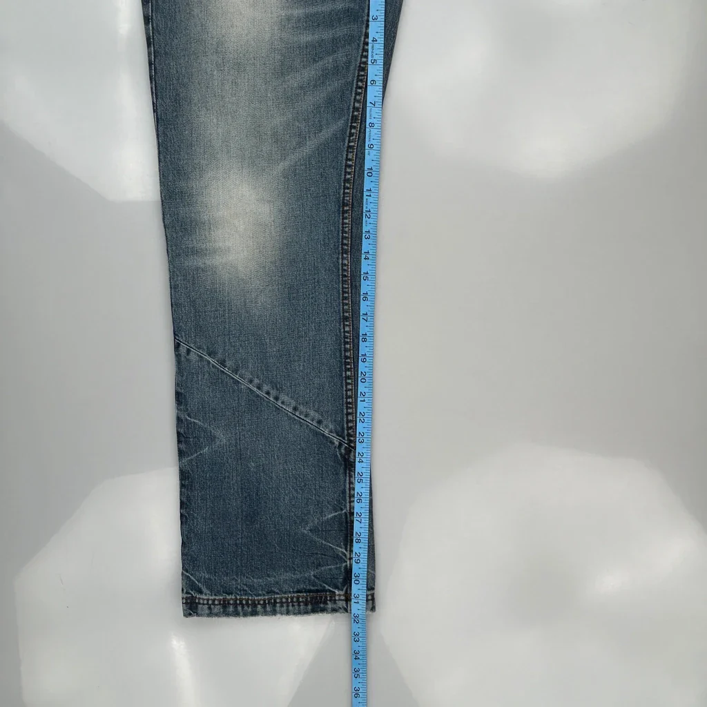 Armani Exchange Graphic Jeans - 34W 32L Blue Denim - Image 5