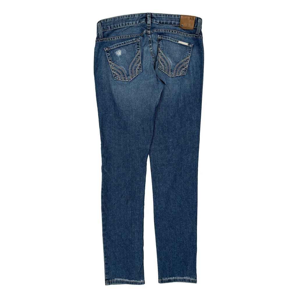 Armani Exchange Jeans - 30W UK 10 Blue Denim