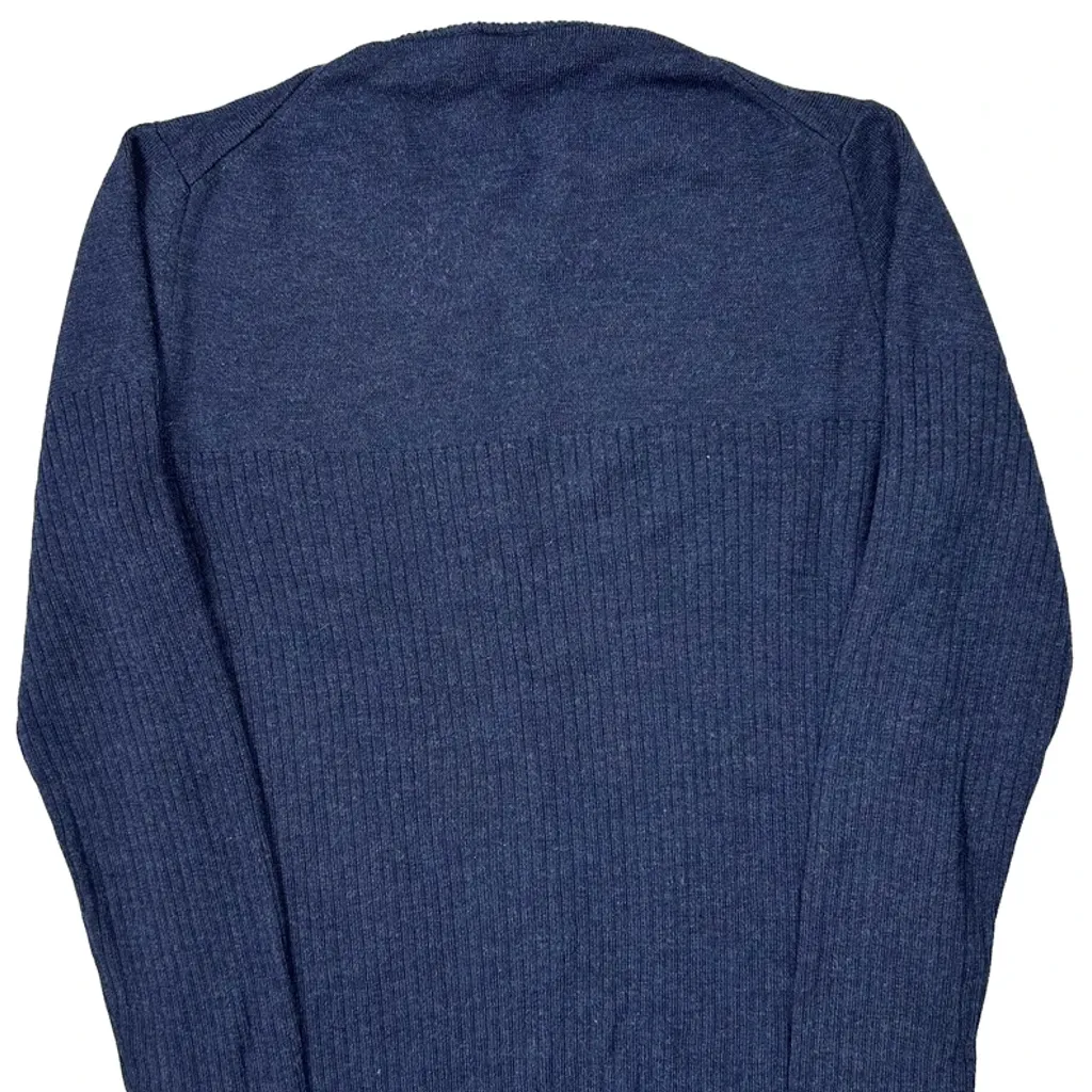 Armani Exchange Jumper - Medium Blue Merino Wool - Image 6