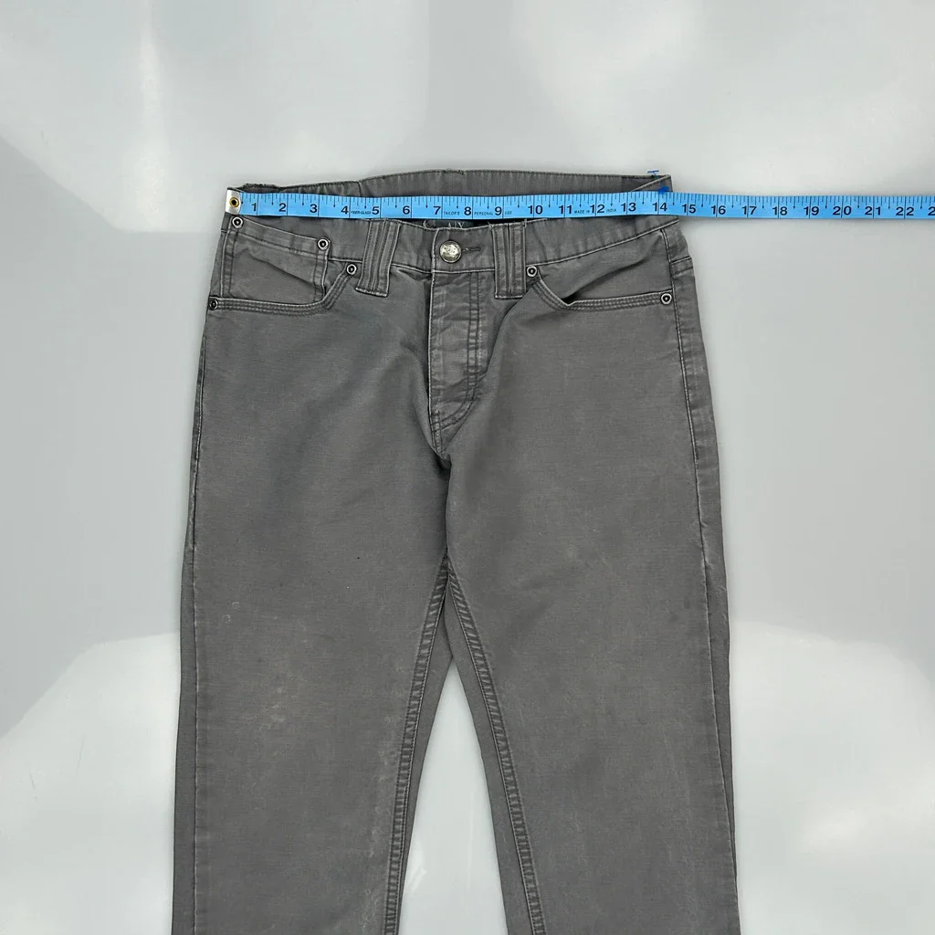 Armani Exchange Pants - 29W 27L Gray Cotton - Image 3