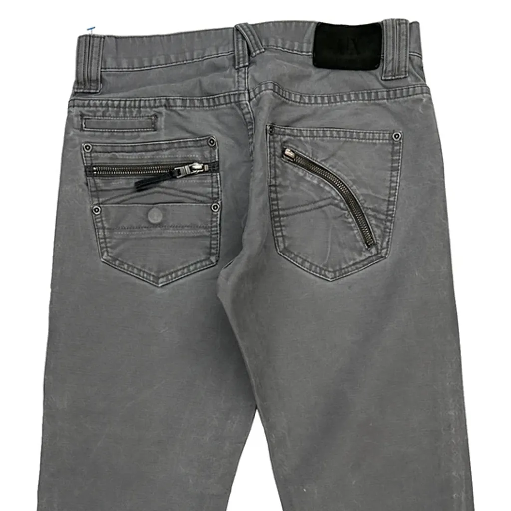 Armani Exchange Pants - 29W 27L Gray Cotton - Image 7