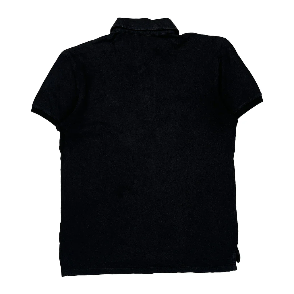 Armani Exchange Polo Shirt - Medium Black Cotton - Image 2