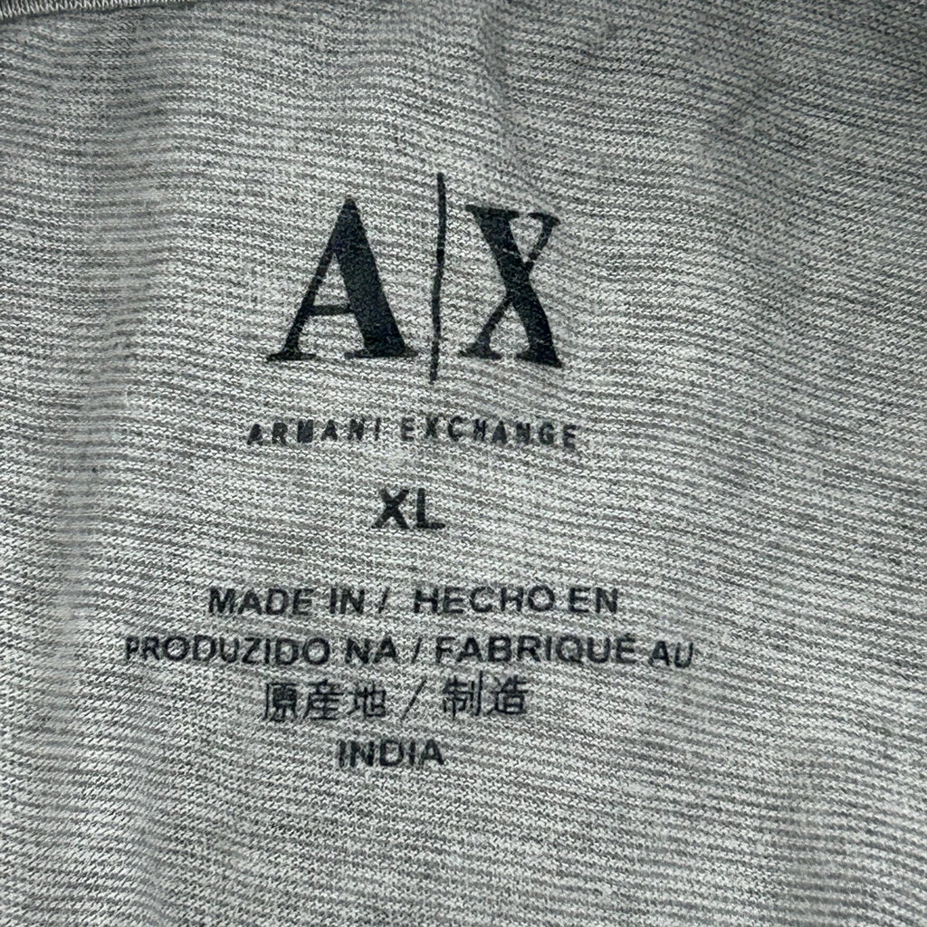 Armani Exchange Polo Shirt - XL Grey Cotton - Image 3
