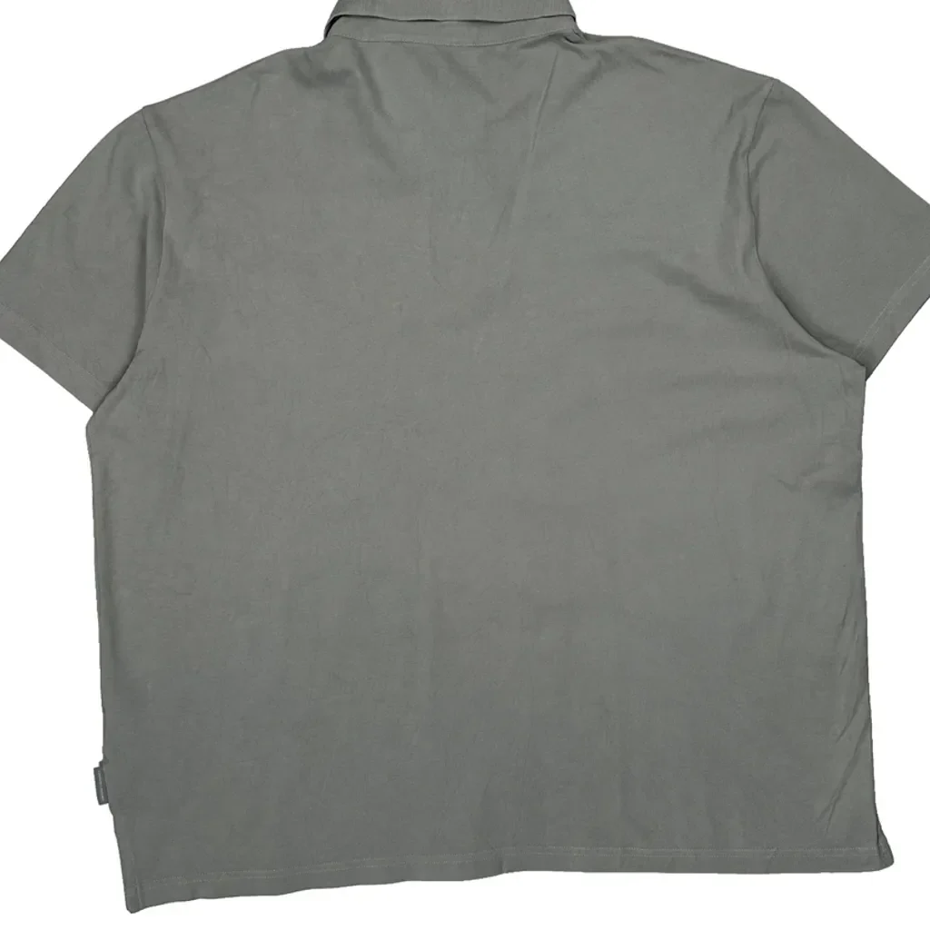 Armani Exchange Polo Shirt - 2XL Grey Cotton - Image 6