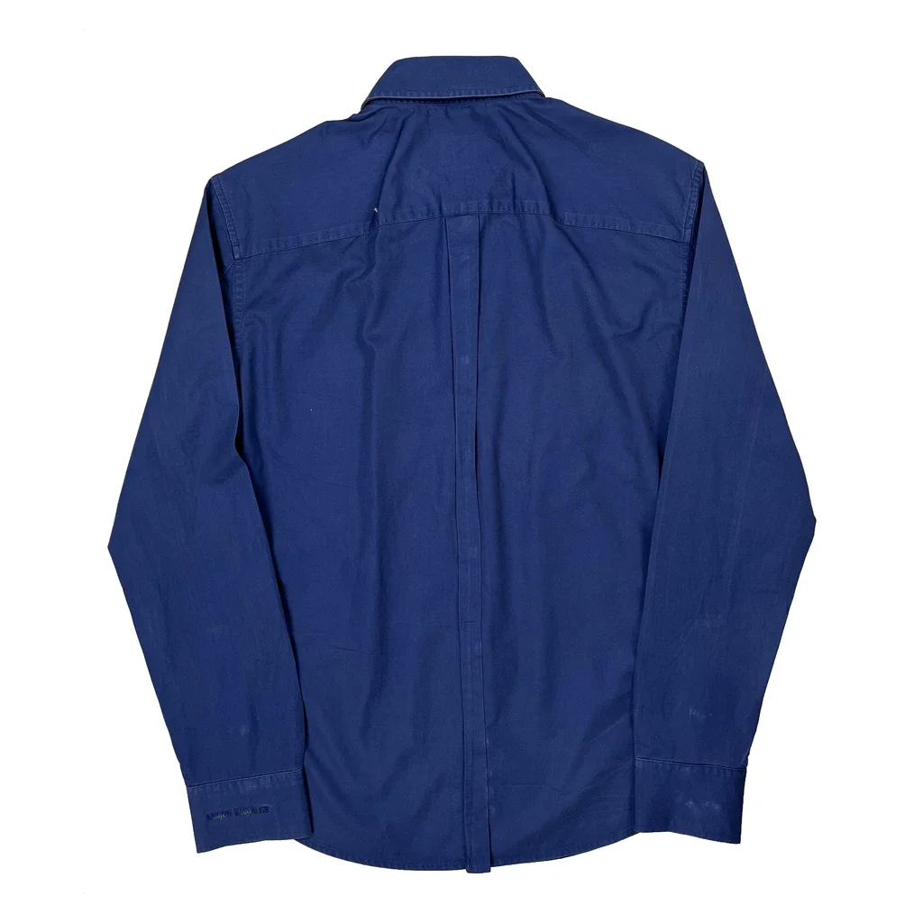 Armani Exchange Shirt - Medium Blue Cotton - Image 2