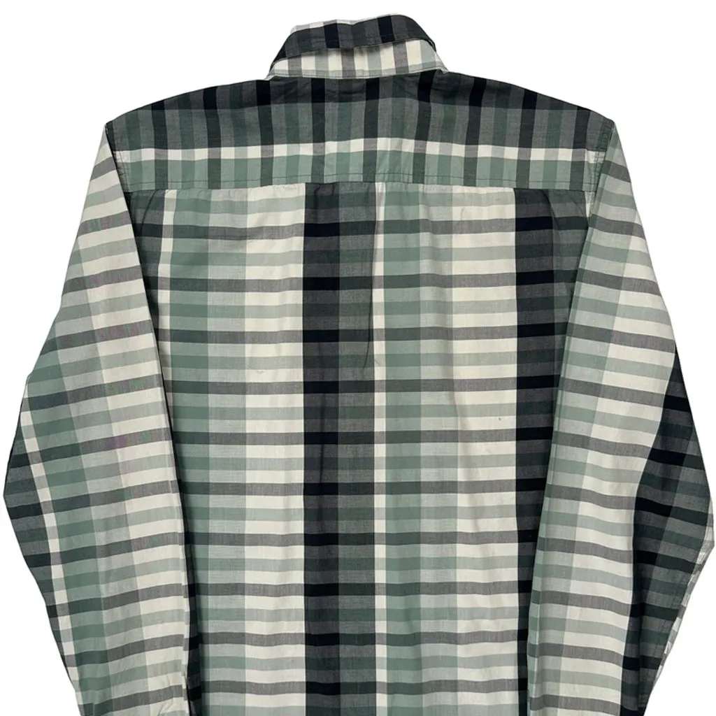 Armani Exchange Checked Shirt - Small Green Cotton - Image 6