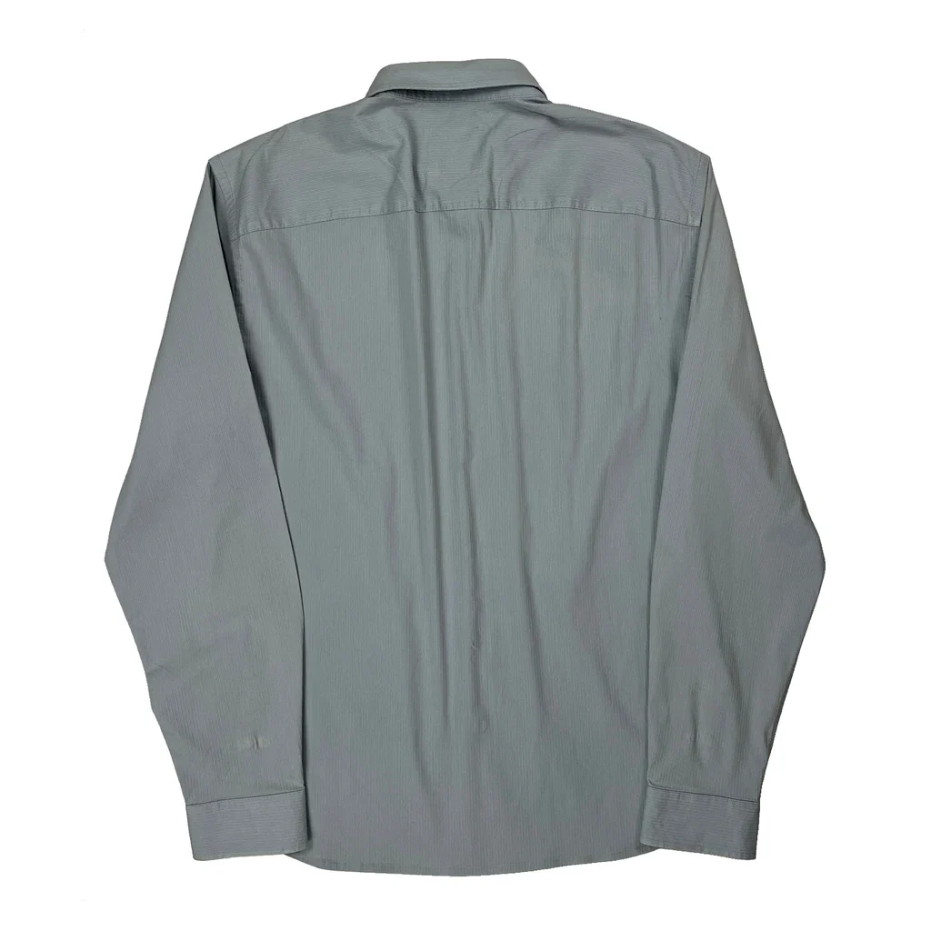 Armani Exchange Shirt - Large Grey Cotton - Image 2