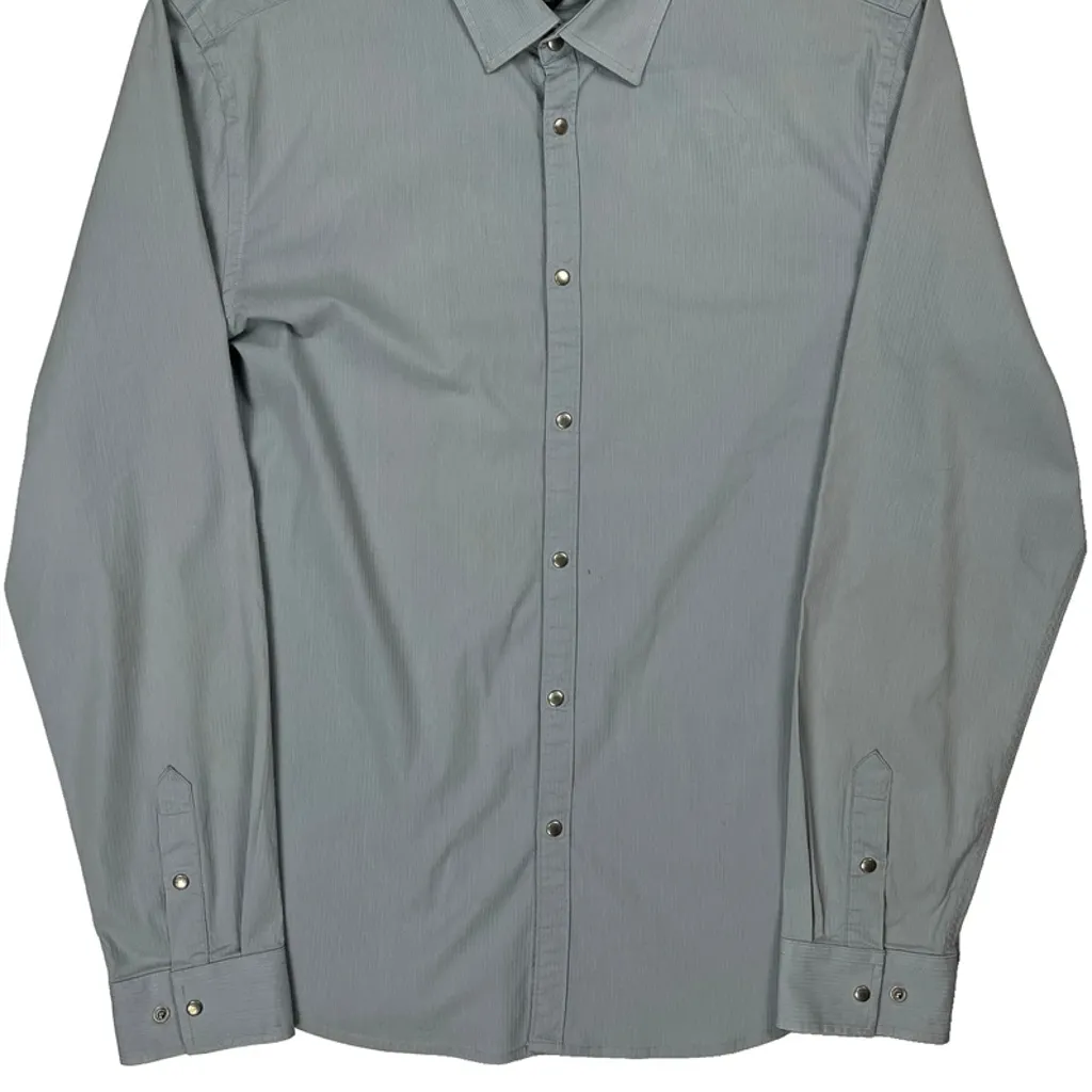 Armani Exchange Shirt - Large Grey Cotton - Image 4