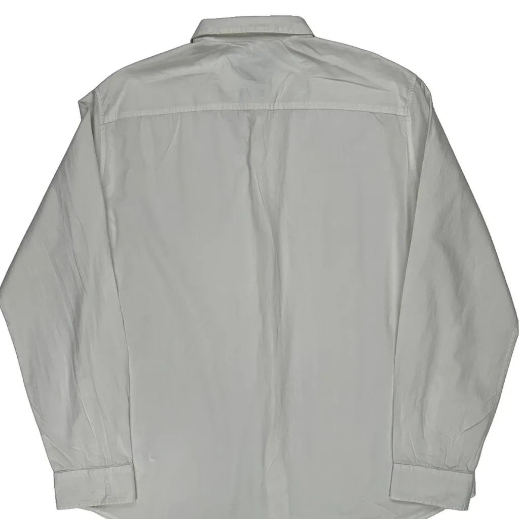 Armani Exchange Slim Shirt - 2XL White Cotton - Image 7