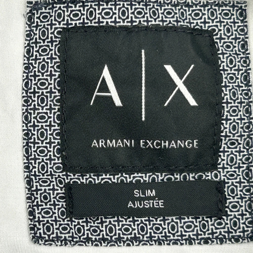Armani Exchange Slim Short Sleeve Shirt - No Size Gray Cotton - Image 3