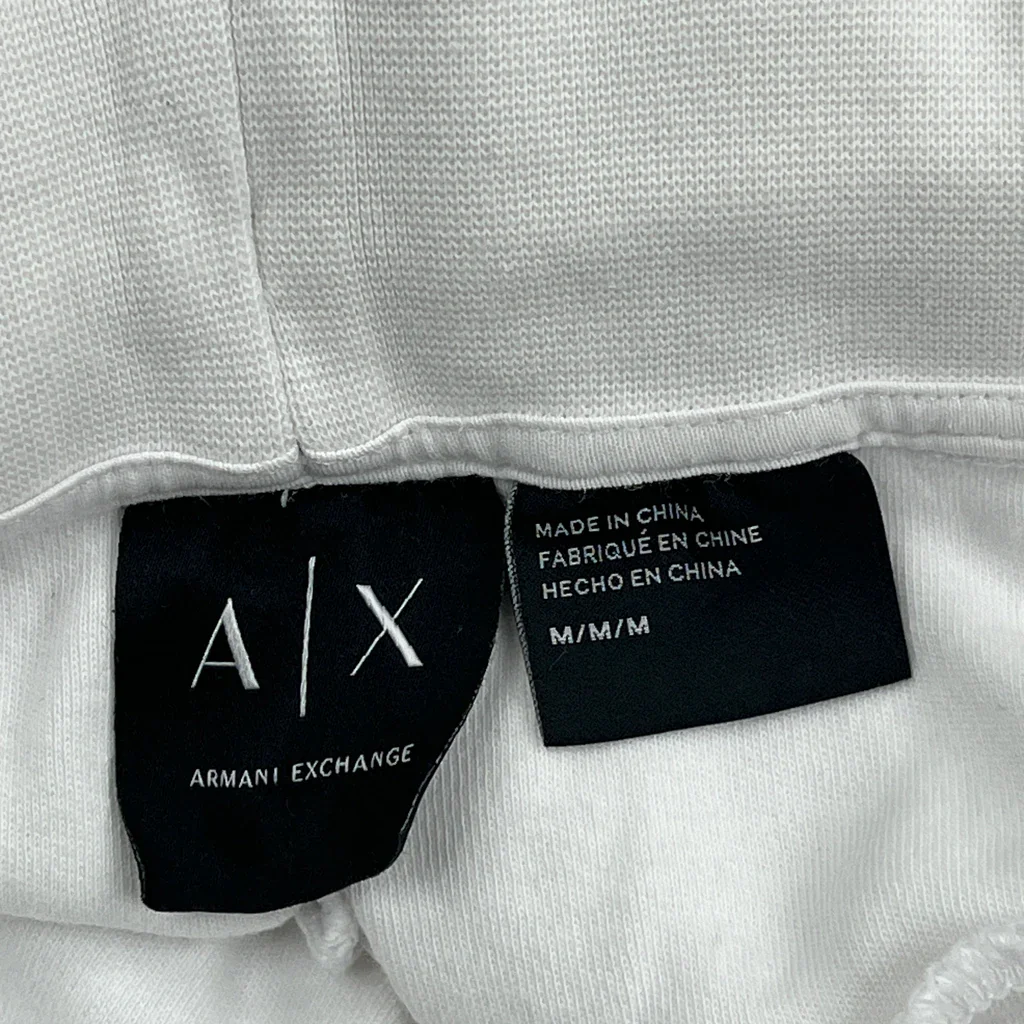 Armani Exchange Shorts - Medium White Cotton - Image 3