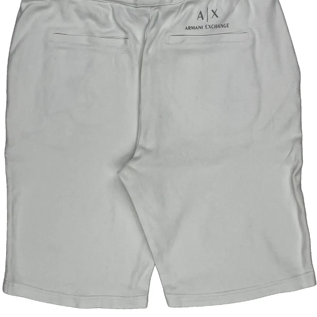 Armani Exchange Shorts - Medium White Cotton - Image 4