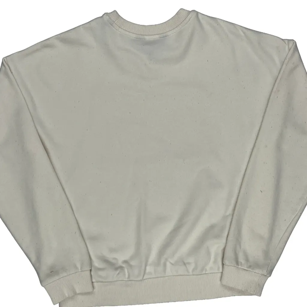 Armani Exchange Sweatshirt - Small Cream Cotton - Image 7