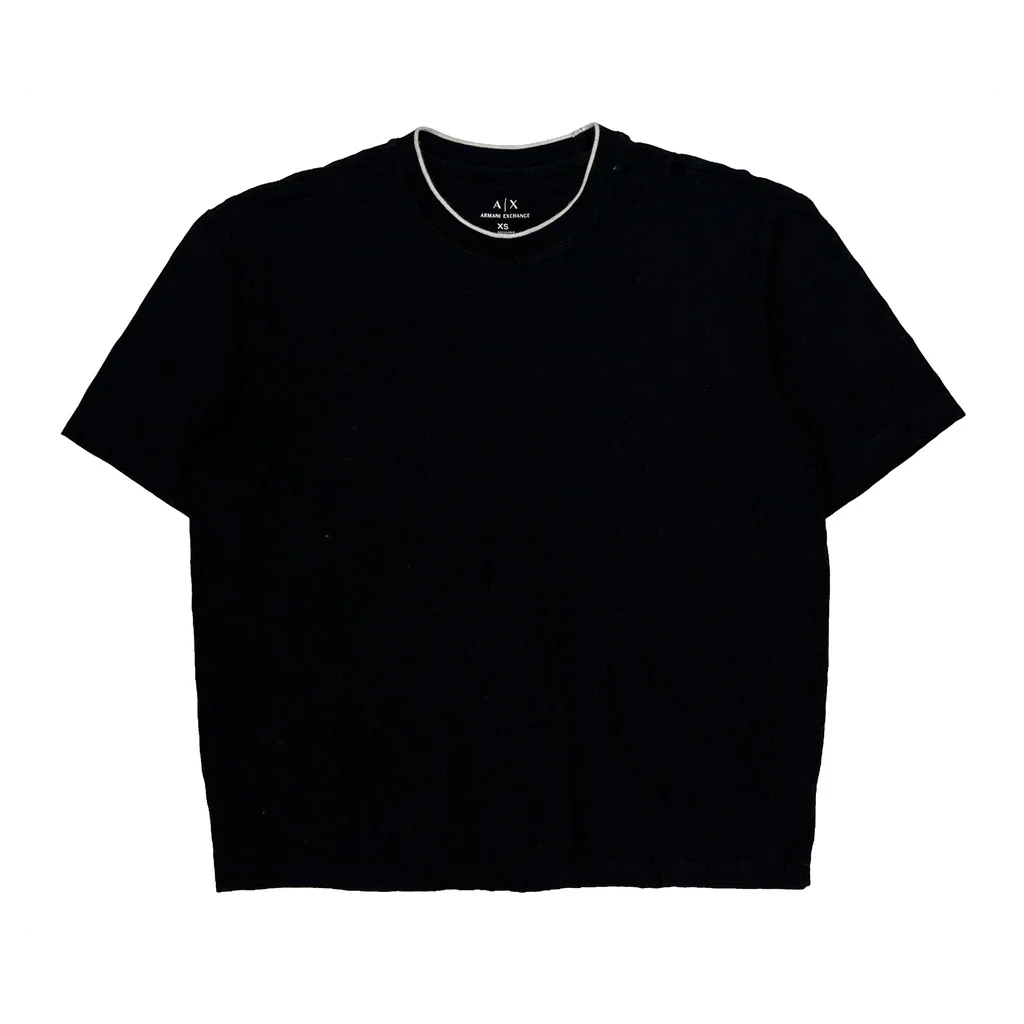 Armani Exchange T-Shirt - XS Black Cotton