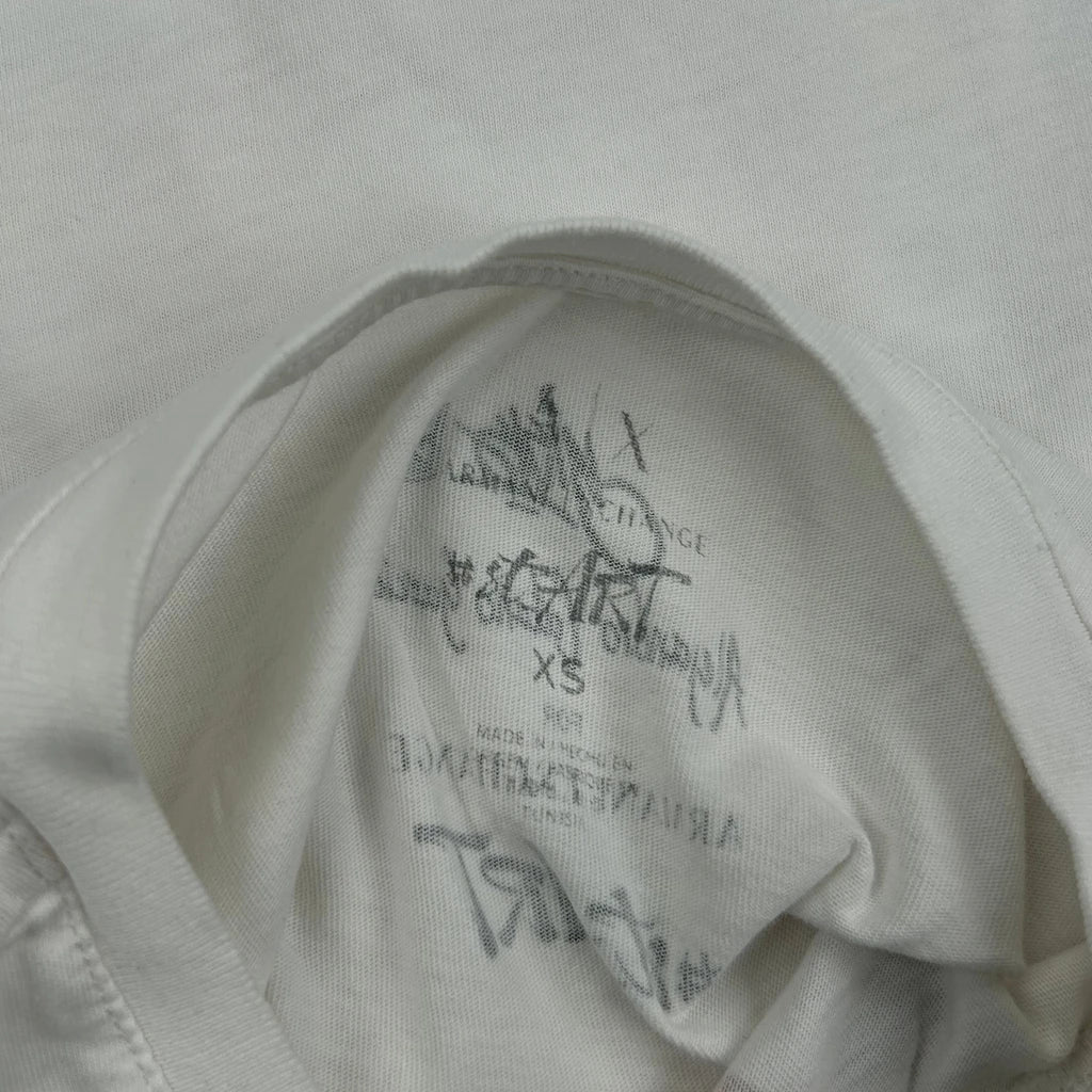 Armani Exchange Graphic T-Shirt - XS White Cotton - Image 3