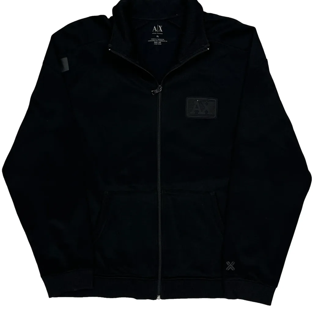 Armani Exchange Track Jacket - XL Black Cotton - Image 5