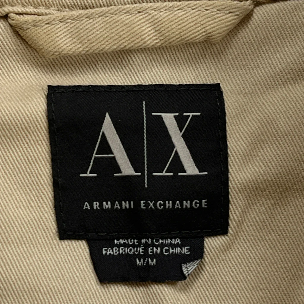 Armani Exchange Trench Coat - Medium Beige Cotton - Image 5