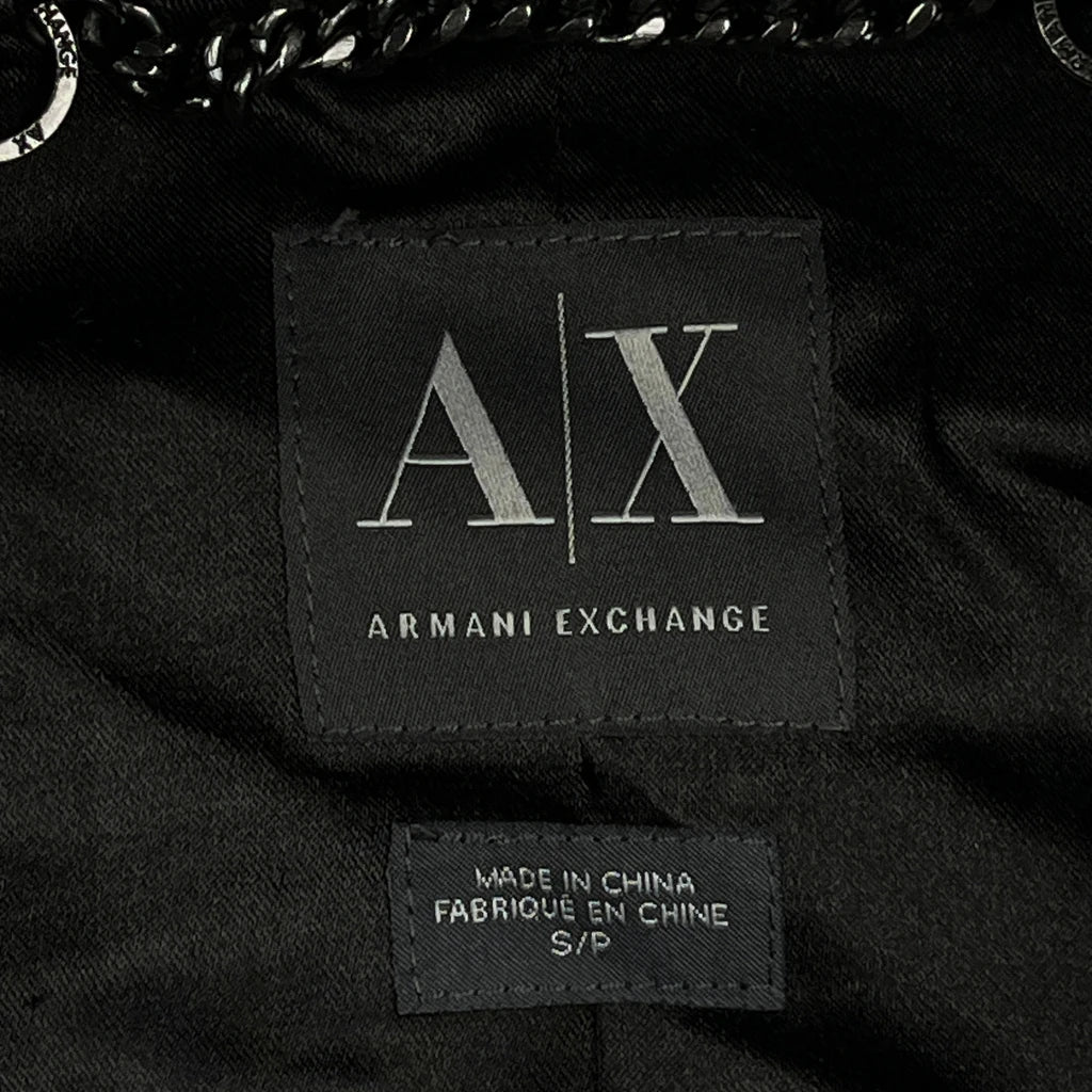Armani Exchange Trench Coat - Small Black Polyester - Image 3
