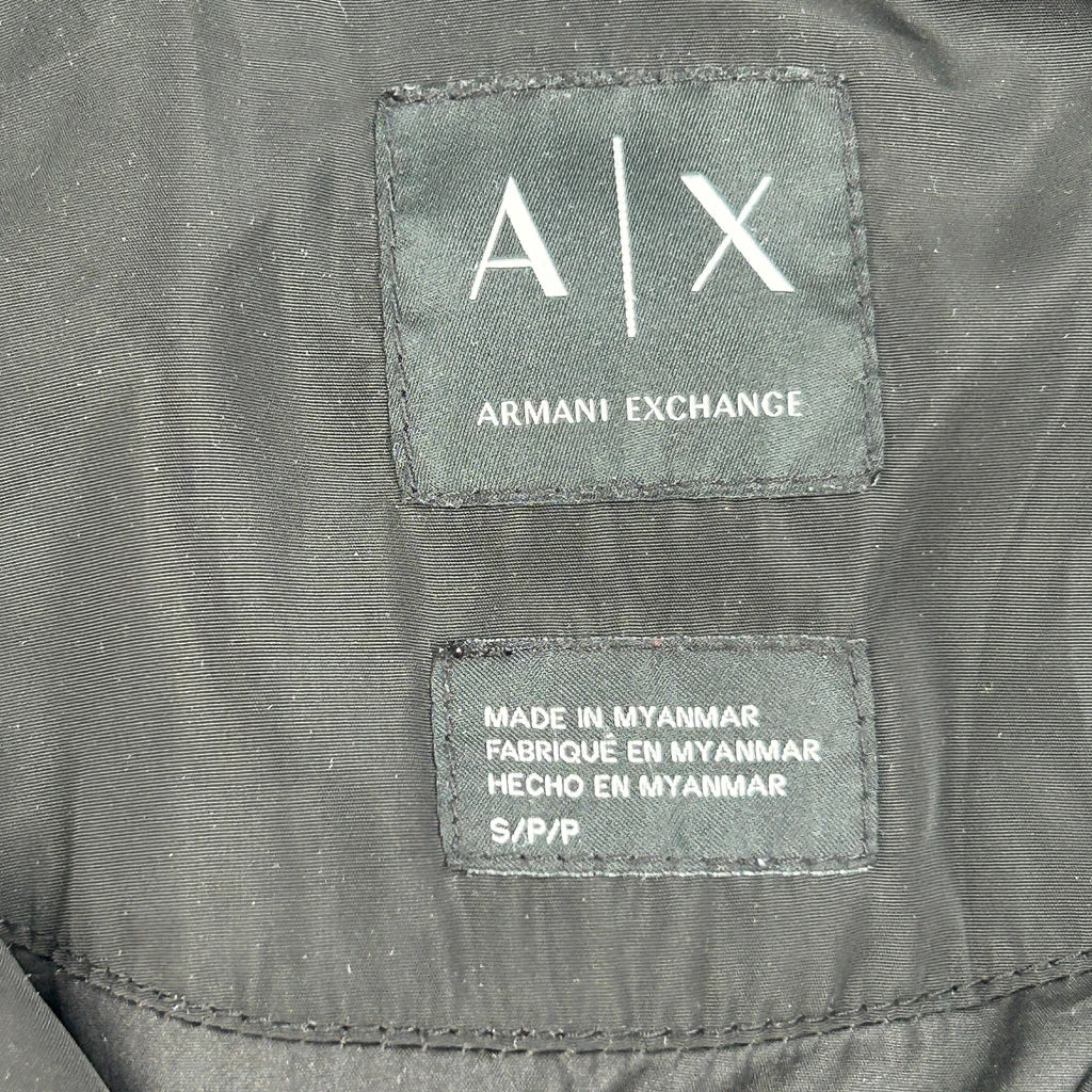 Armani Exchange Windbreaker - Small Black Polyester - Image 3