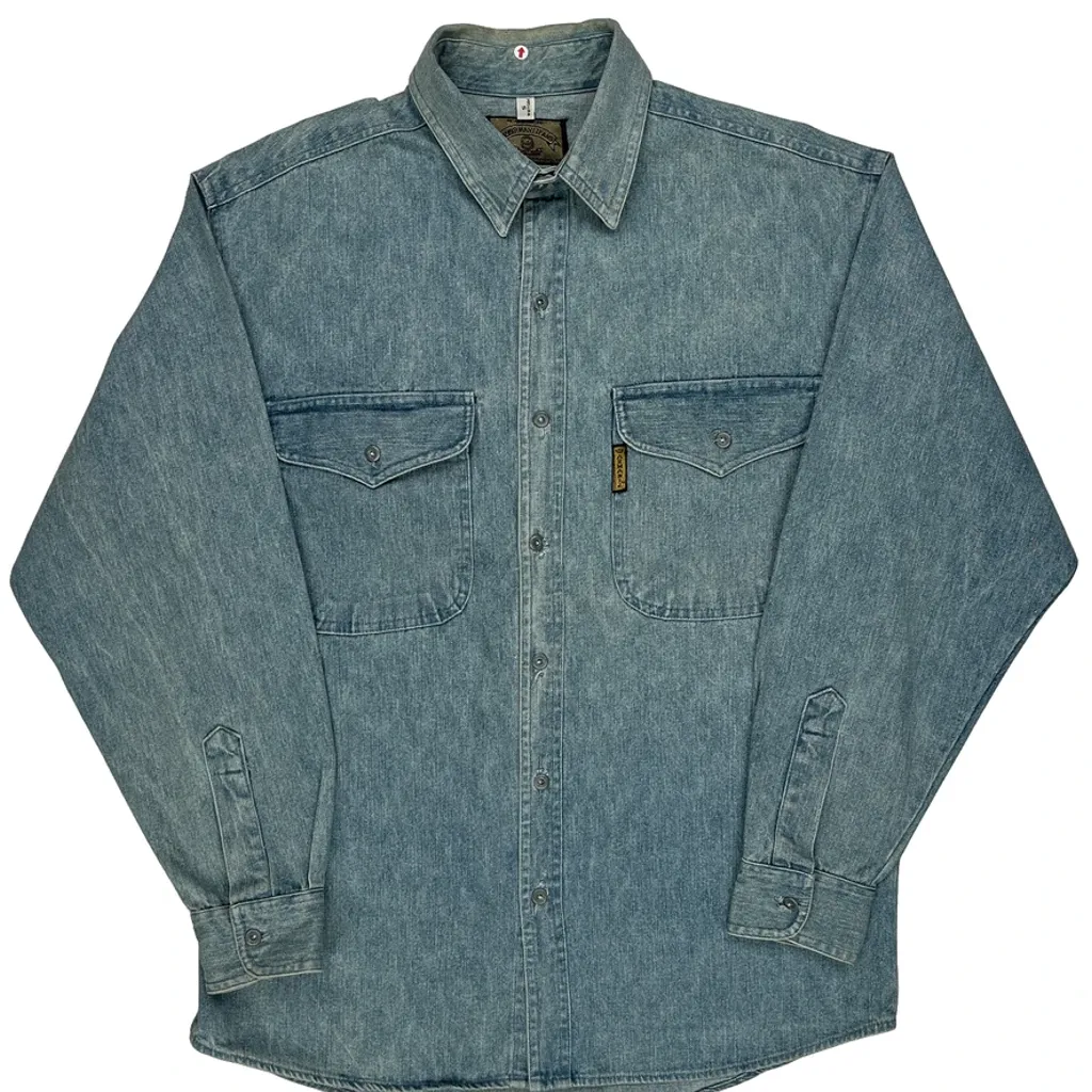 Armani Jeans Denim Shirt - Small Blue Denim - Image 5