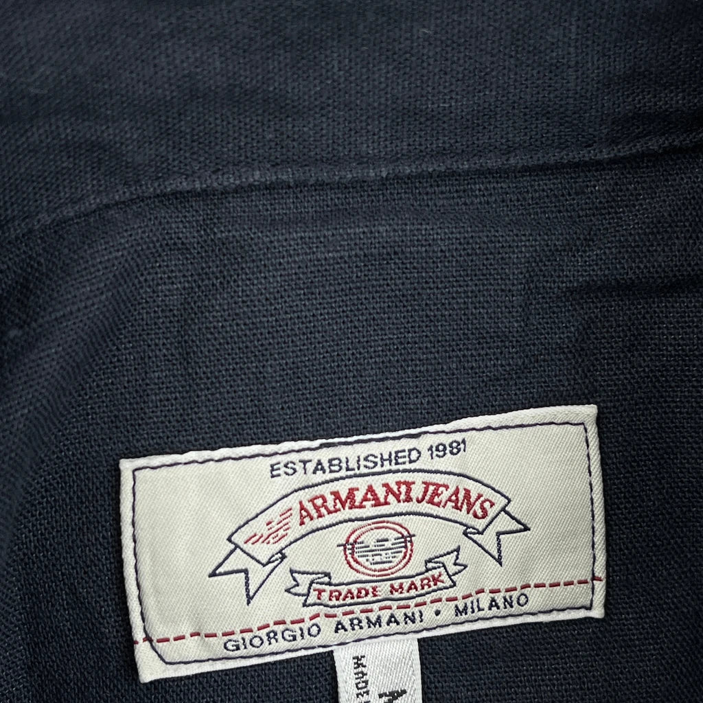 Armani Jeans Jacket - Medium Navy Cotton - Image 3