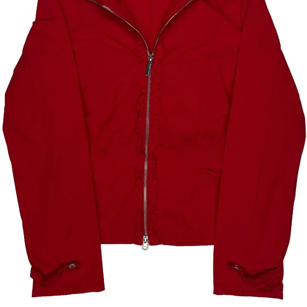 Armani Jeans Jacket - Large Red Polyester - Image 5