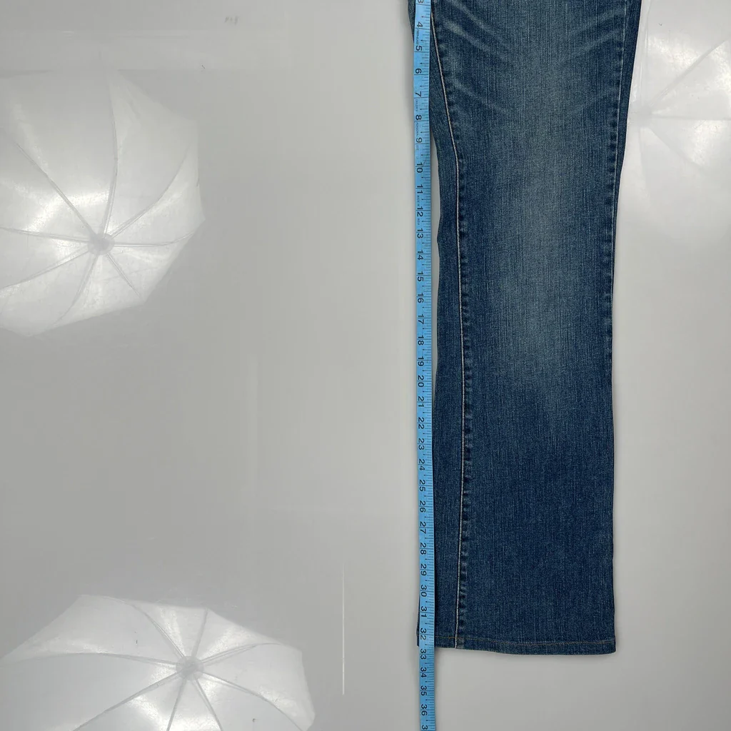 Armani Jeans Boot Cut Jeans - 32W UK 10 Blue Denim - Image 5