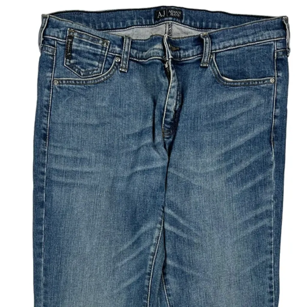 Armani Jeans Boot Cut Jeans - 32W UK 10 Blue Denim - Image 9