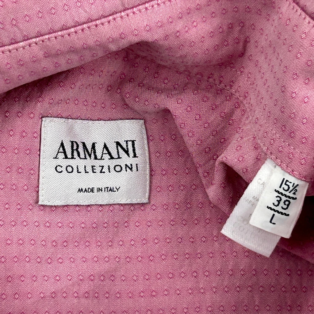 Armani Shirt - Medium Pink Cotton - Image 3