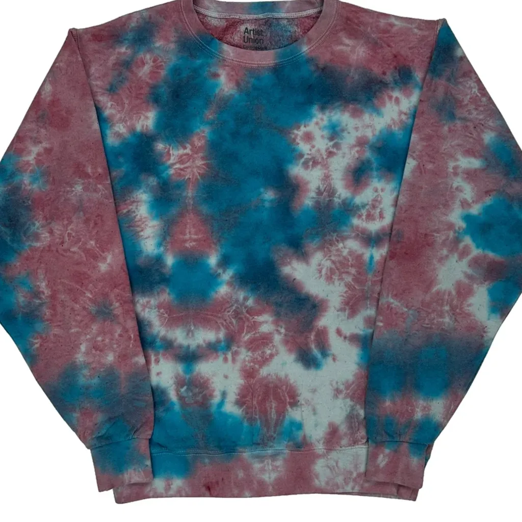 Artist Union Tie-Dye Sweatshirt - Small Multicoloured Cotton Blend - Image 4