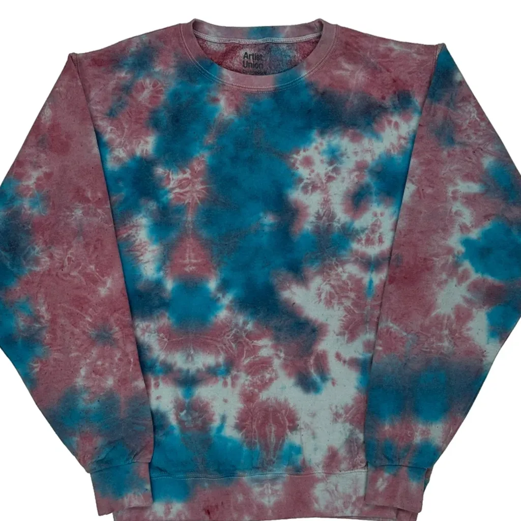 Artist Union Tie-Dye Sweatshirt - Small Multicoloured Cotton Blend - Image 5