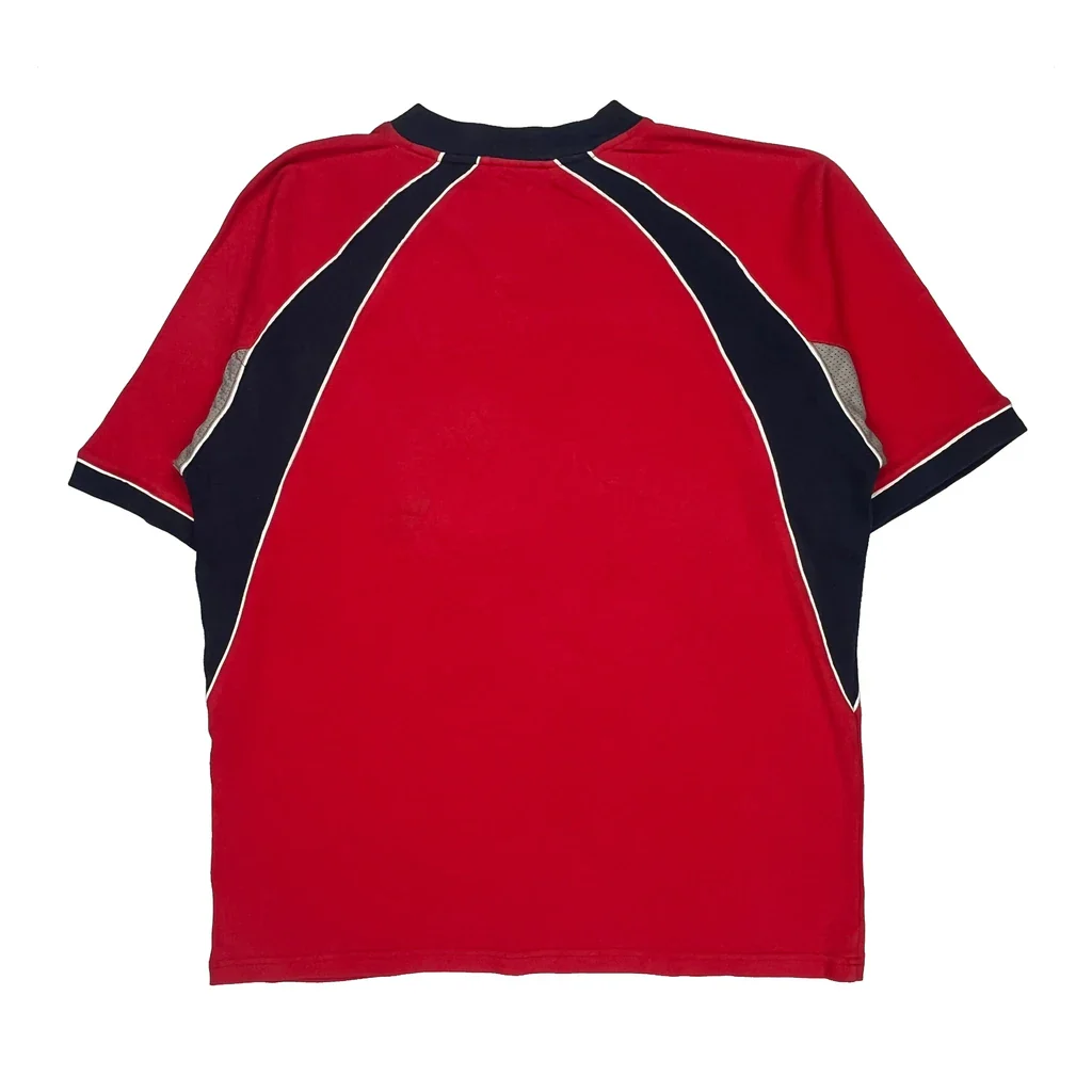 Asics T-Shirt - 2XL Red Cotton - Image 2