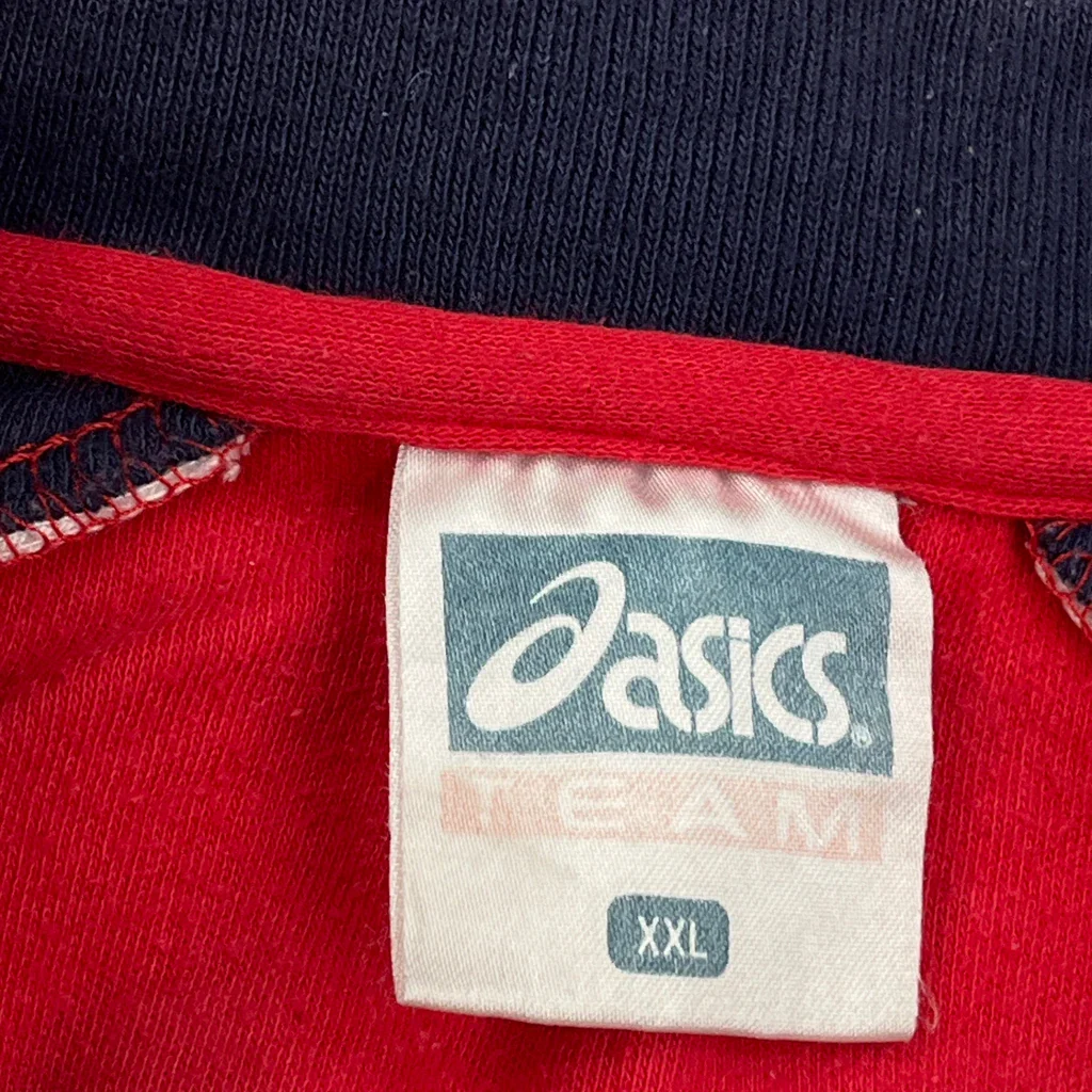 Asics T-Shirt - 2XL Red Cotton - Image 3