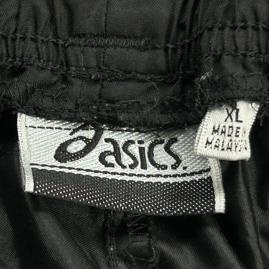 Asics Track Pants - XL Black Polyester - Image 3
