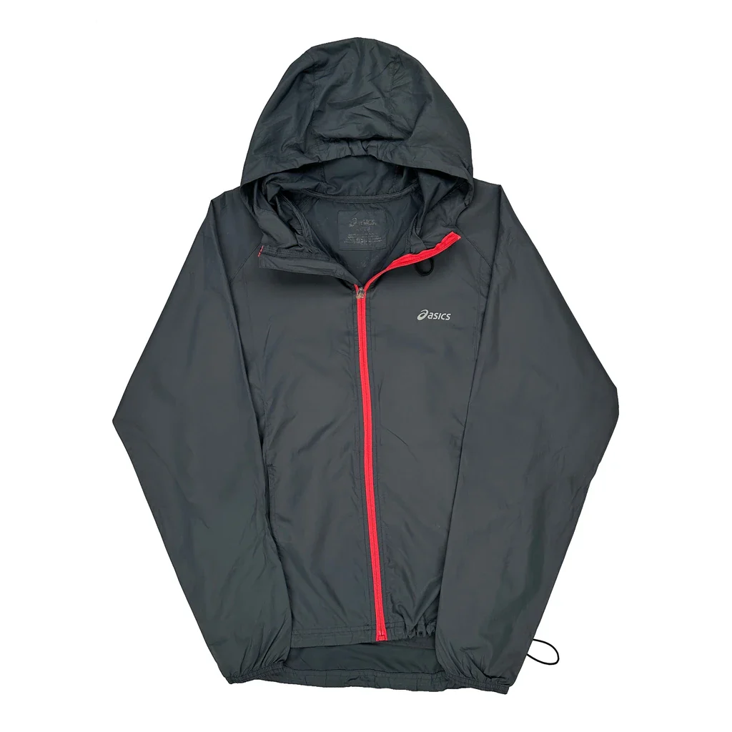 Asics Windbreaker - Medium Grey Polyester