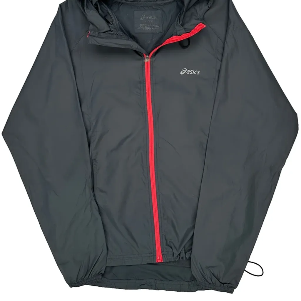 Asics Windbreaker - Medium Grey Polyester - Image 4