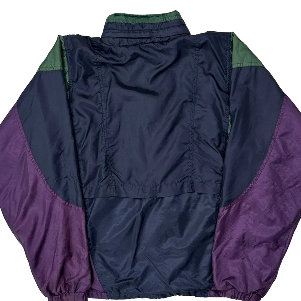 Asics Oversized Windbreaker - Medium Navy Nylon - Image 7