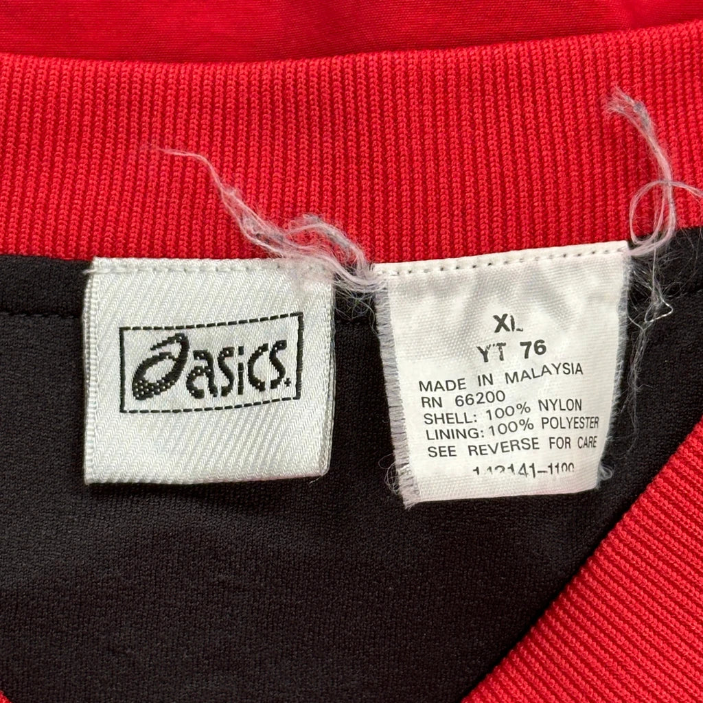 Asics Windbreaker - XL Red Nylon - Image 3
