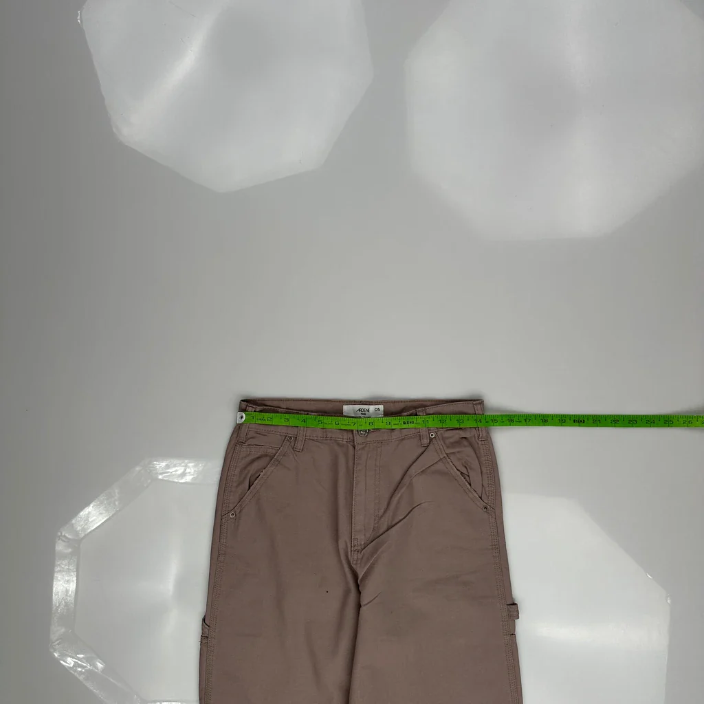 Asos Carpenter Trousers - 29W 31L Brown Cotton - Image 3