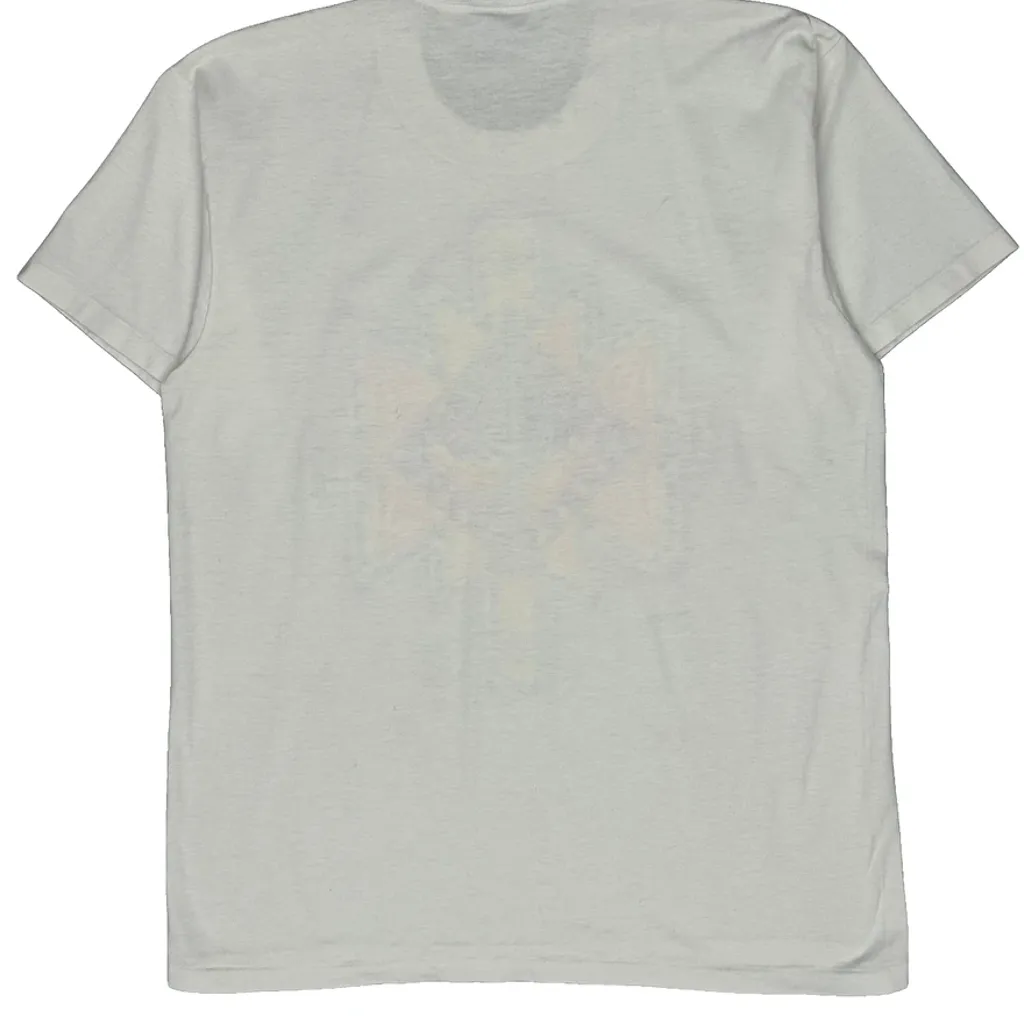Aspen Oneita Graphic T-Shirt - Large White Cotton Blend - Image 7