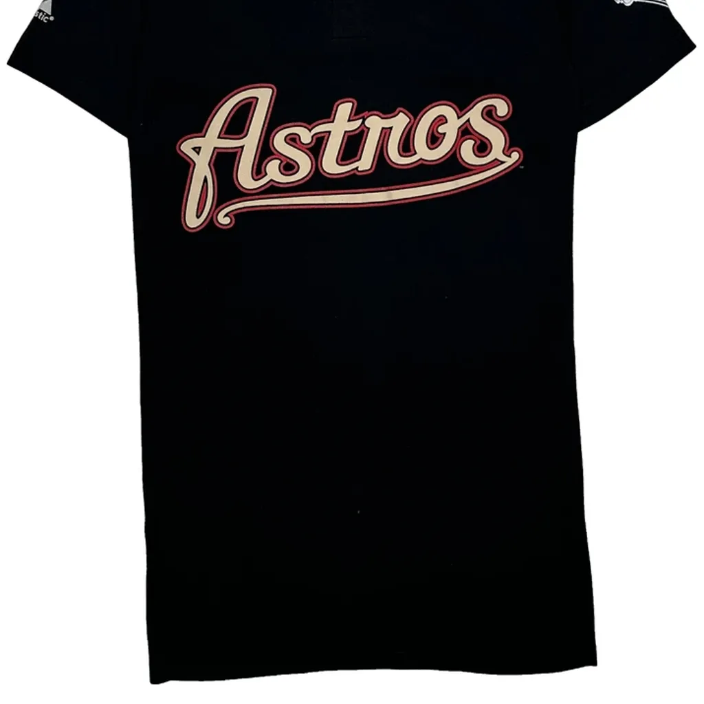 Astros Majestic Mlb T-Shirt - Small Black Cotton - Image 4
